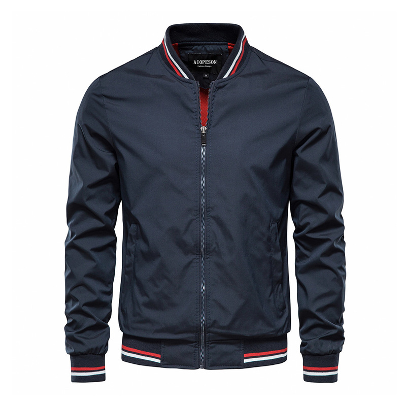 Trendy Men's Jacket Spring and Autumn New European and American Casual Coat Fashion Outerwear Men's Thin Top Wholesale Workwear Trendy Men's Jacket Spring and Autumn New European and American Casual Coat Fashion Outerwear Men's Thin Top Wholesale Workwear