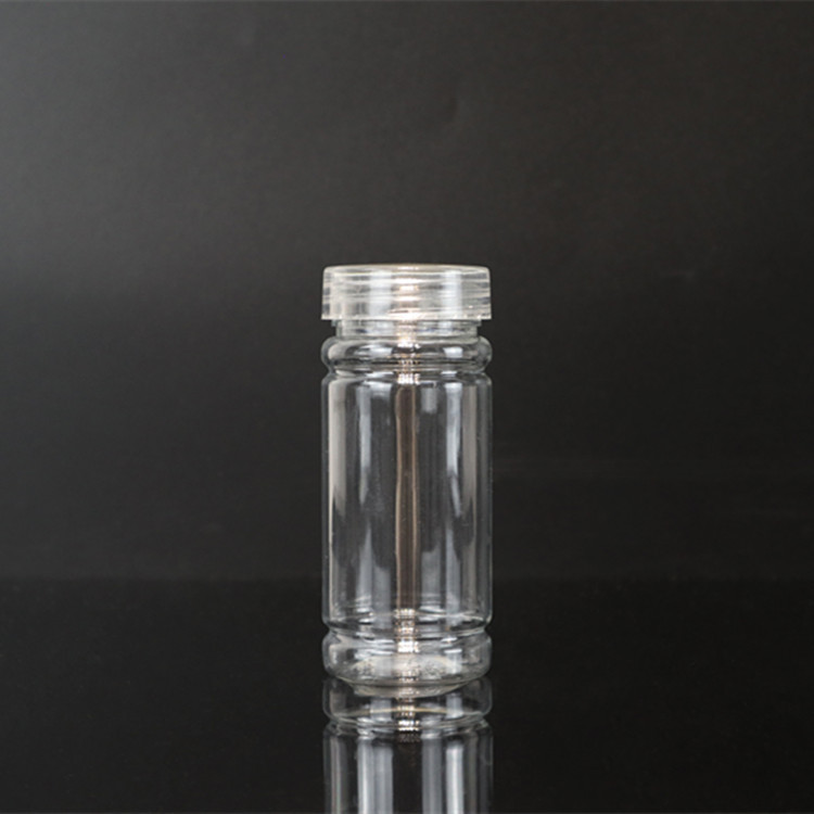 100ml毫升透明直筒PET竹节形花茶塑料瓶 液体包装药丸胶囊瓶 优惠