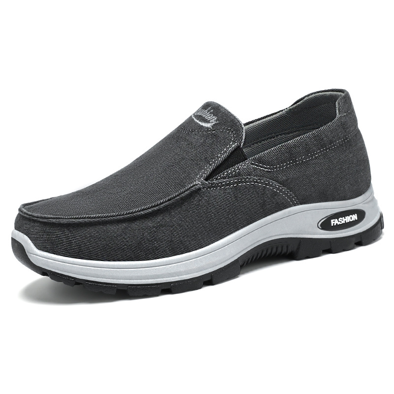 Zapatos nuevos zapatos casuales de verano para hombres, suela suave transpirable, sin pies cansados, zapatos de papá, zapatos de mezclilla para hombres