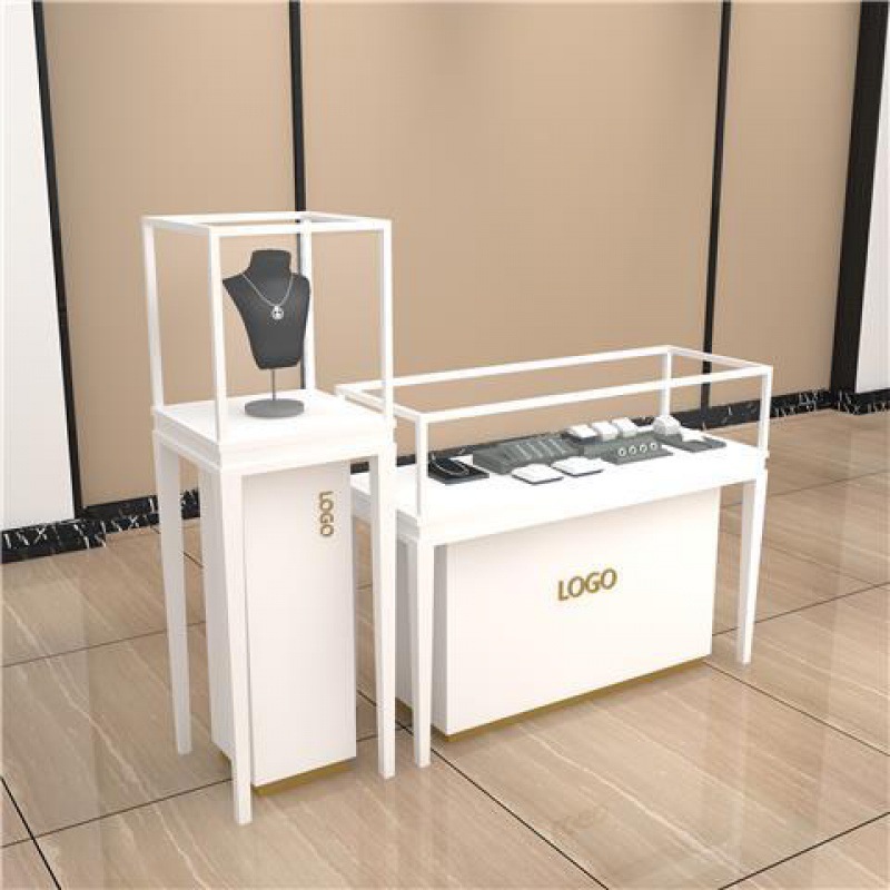 不锈钢珠宝首饰展示柜透明玻璃展柜手表玉器古玩陈列品品柜赵之孙