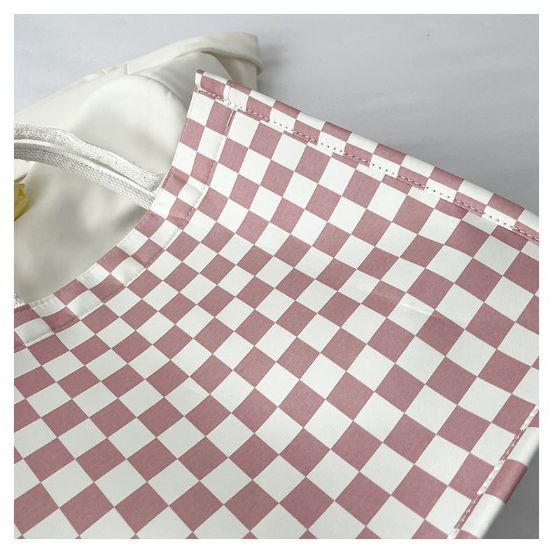 Large-capacity single-shoulder tote bag 2024 new style fashionable and textured trendy handbag for commuting and casual use, large checkered bag for women undefined