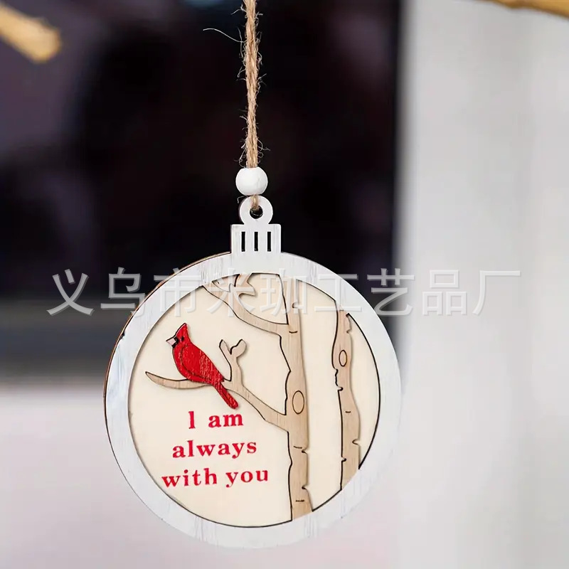 2025年越境新築祝いギフト クリスマス 母の日 バレンタインデー 装飾品 玄関用丸型木製吊り飾り|undefined