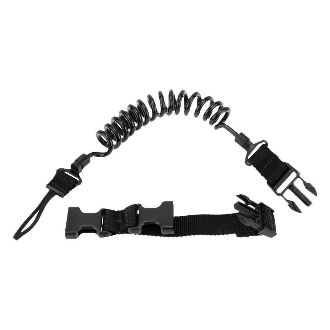 Multifuncional cuerda táctica de primavera cuerda de liberación rápida cuerda de seguridad correa de cordón elástico al aire libre