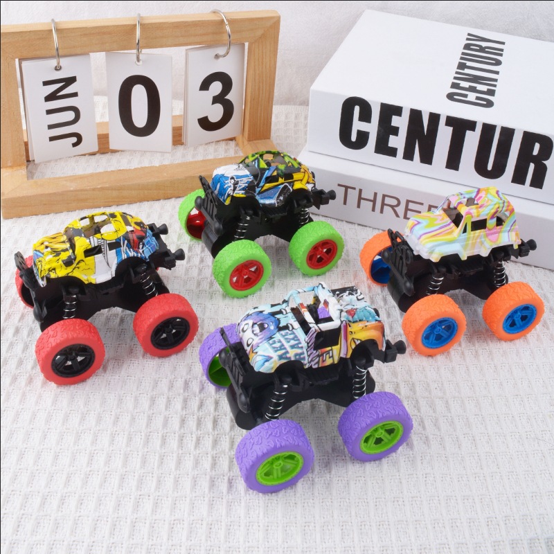 Juguetes para niños, acrobacias inerciales, coche de dinosaurio, niño, excavadora, volquete, camión mezclador, coche divertido al por mayor