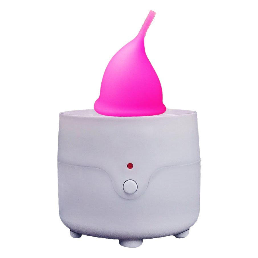 Copa Menstrual esterilizador especial de sincronización automática de desinfección de vapor pequeño y fácil de llevar de silicona suministros limpiador