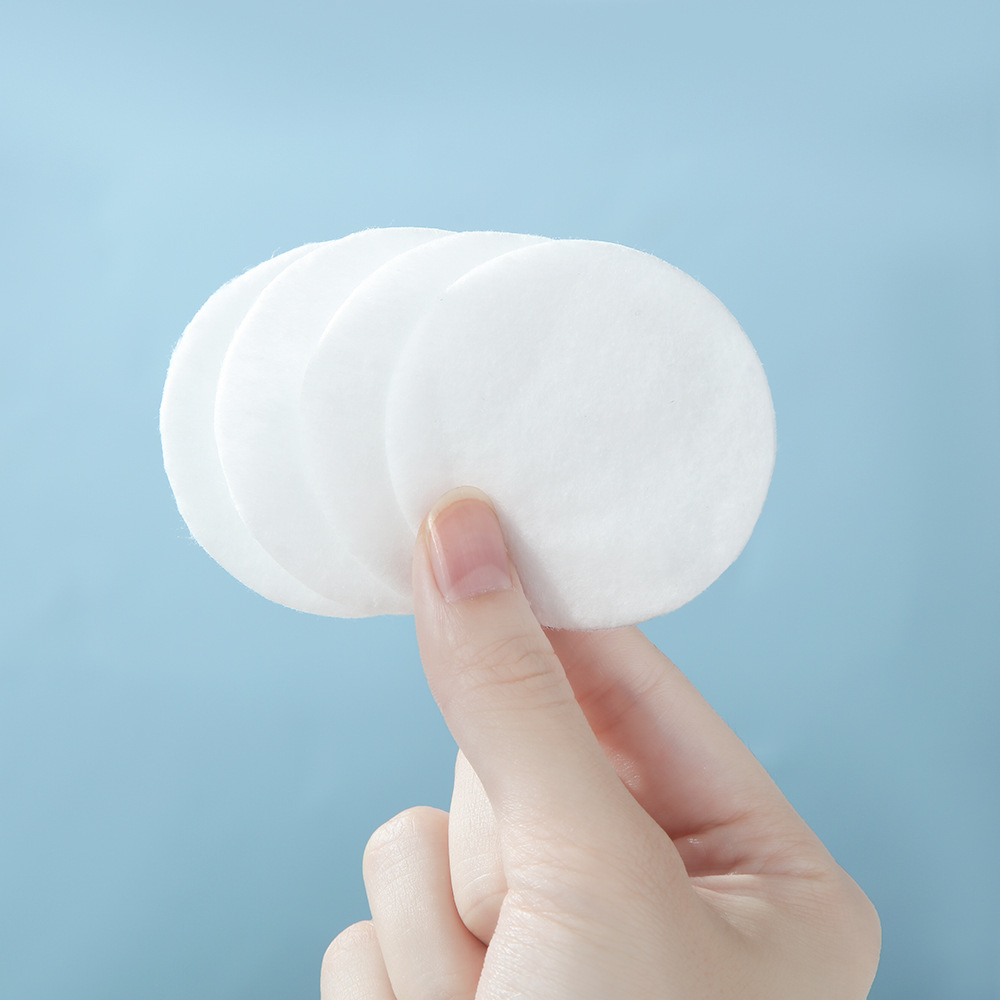 Bolsas transfronterizas de algodón redondo, algodón salicílico grueso, algodón redondo no flocante, algodón limpio y desmaquillaje al por mayor