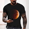 Summer big short sleeve T-shirt for leisure, 3D