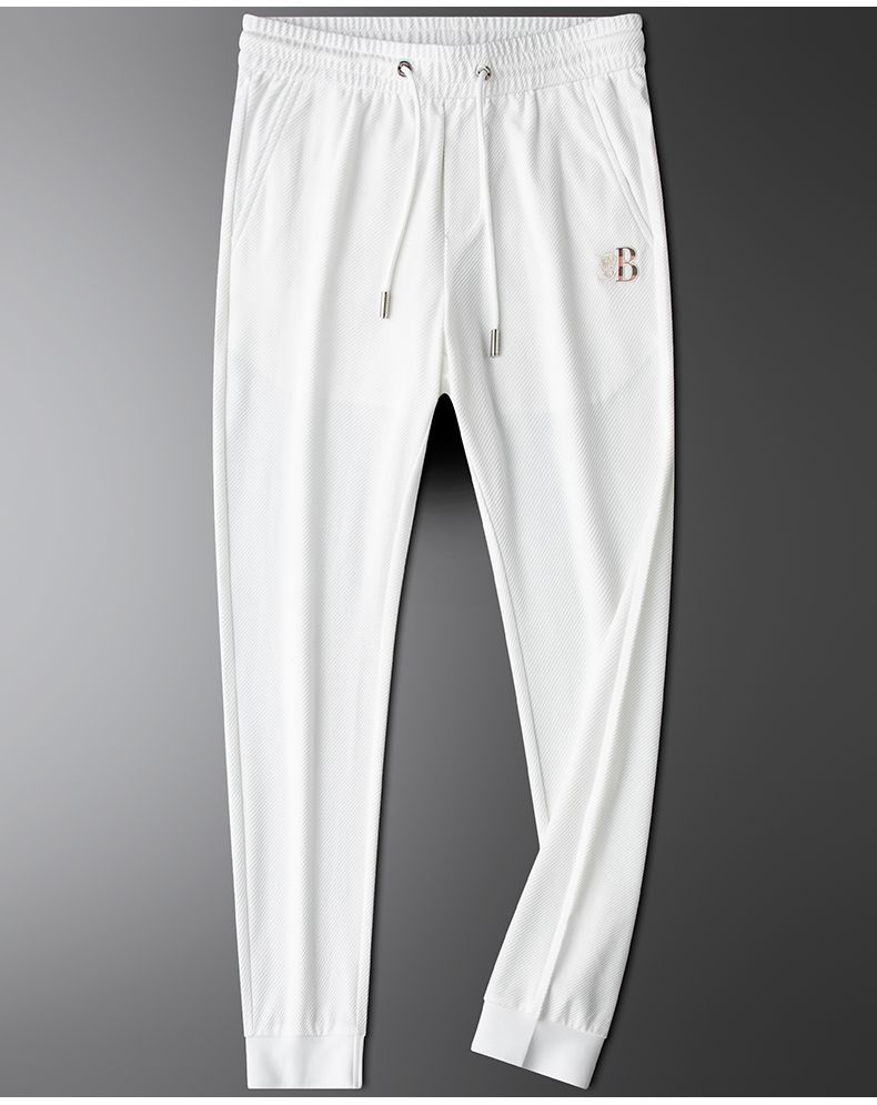 Herren Sweatpants Slim Fit Bestickt Für Sport Und Freizeit_voghion.com