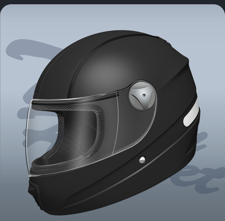 3C Certified Helmet Men's Electric Motorcycle Full Helmet Winter