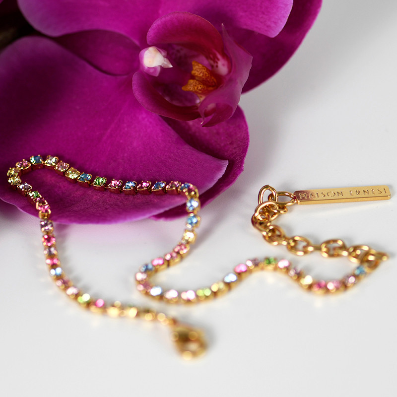 1 Piece Simple Style Square Metal Inlay Rhinestones Womenu0027S Anklet