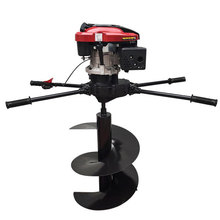 栽植树打桩钻孔打坑机破冰打渔器果园施肥打洞机手推式地钻挖坑机