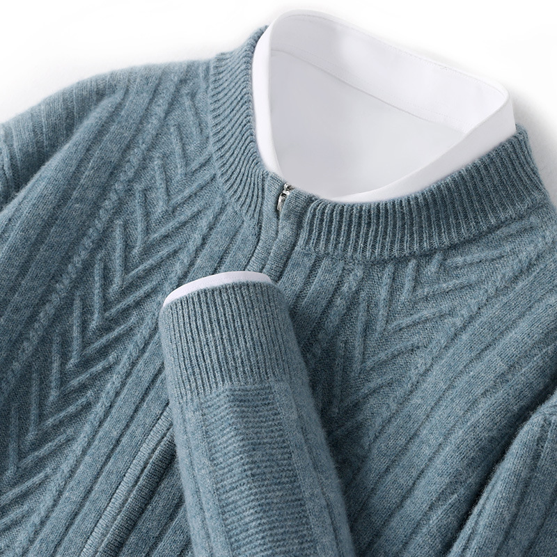 Men's woolen cardigan