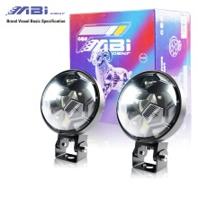 LED电动车大灯摩托车前照灯沙滩车灯卡车边灯三轮车灯炫酷彩光灯