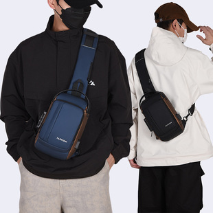 Multifunctional Men's Chest Bag Password Anti-theft Back Single Shoulder Sports Waterproof Crossbody Large Capacity Cool sports car Crossbody Bag