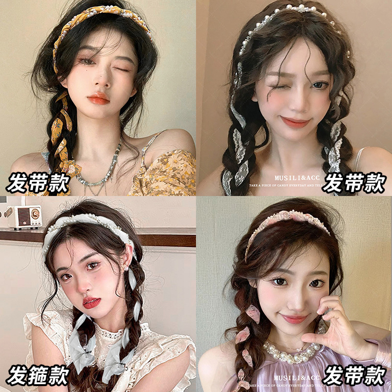 レトロな欧米風ヘッドスカーフ、甘くてクールな女の子のヘアスカーフ、ストリートダンス、サイクリング、フォトプロップス、ヘアバンド、ベルト装飾|undefined