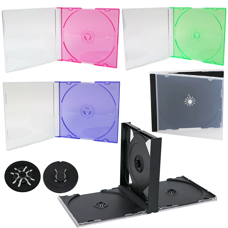Прозрачный бокс для хранения PS CD DVD, музыкальный альбом, CD, CD, пластиковый бокс для VCD-дисков, сердечник для CD
