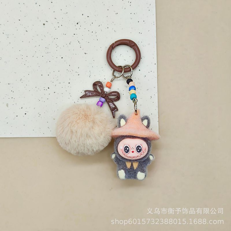 植绒魔术帽布布羊萌粒摆件卡通可爱桌面装饰品潮玩公仔创意小挂件|undefined