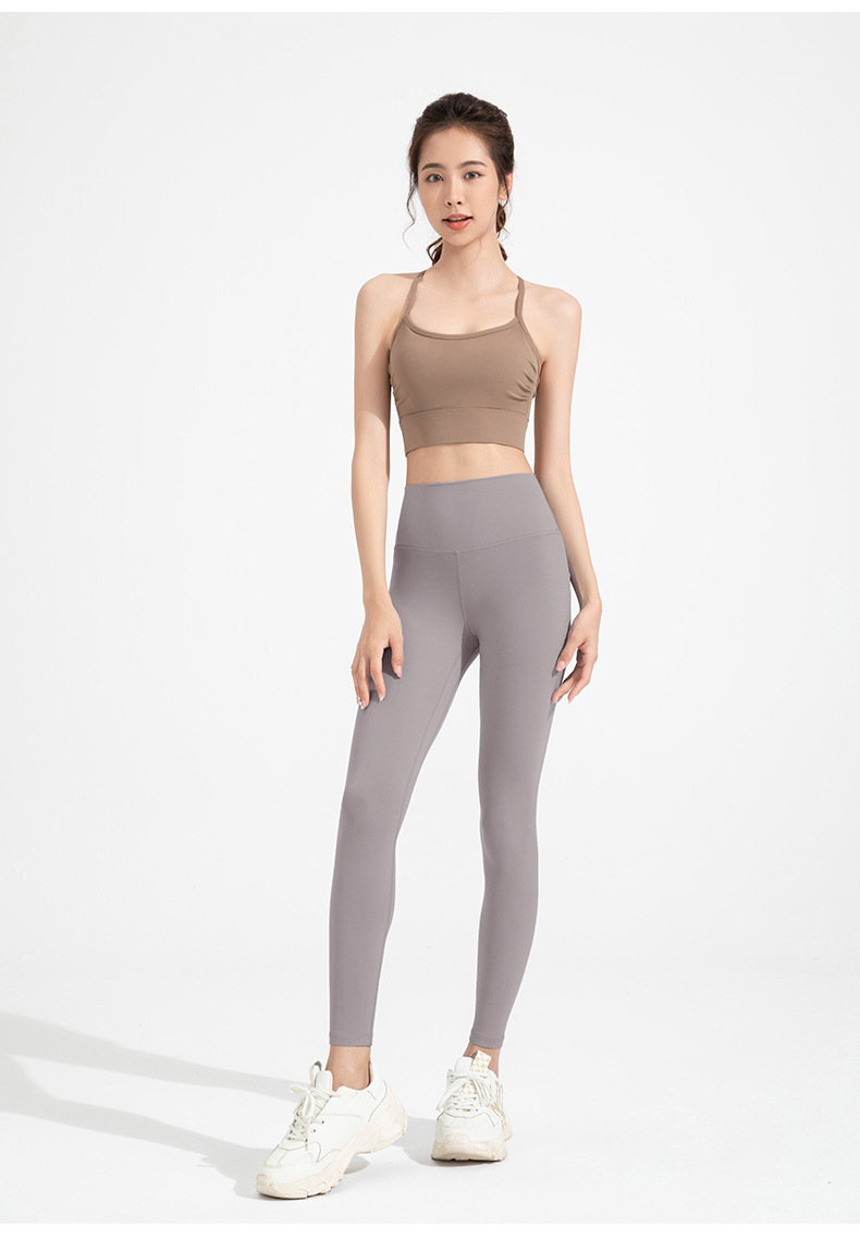 140g Weight Ankle-Length Pants Length Nylon Fabric Type Leggings Pants Type Fitness, Yoga Occasion Solid Color Pattern Spring, Autumn Season Casual, Sports Style Casual Sports Solid Color Nylon Active Bottoms Leggings 18