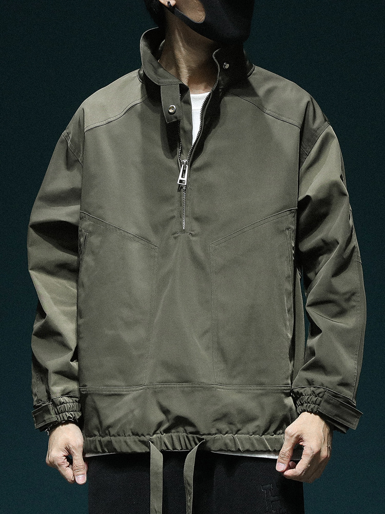 Japanese men's jacket with zipper
