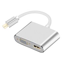 mini dpתhdmi+vgaת�����׵�mini displayportתhdmi vgaת����