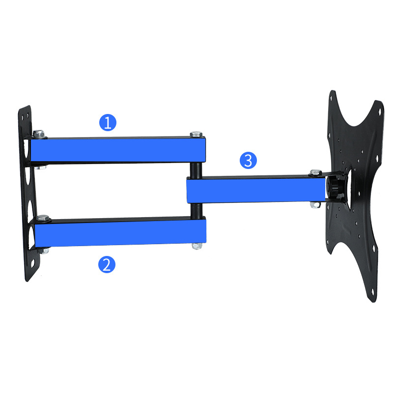 Fábrica de fuente TV multifunción pantalla LCD pared telescópico 117B - 2 soporte giratorio universal