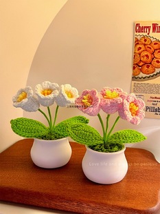 Birthday Gift for Girls Sunflower Bouquet Ornaments Office Desktop Hand-Woven Gifts College Entrance Examination Graduation Gift