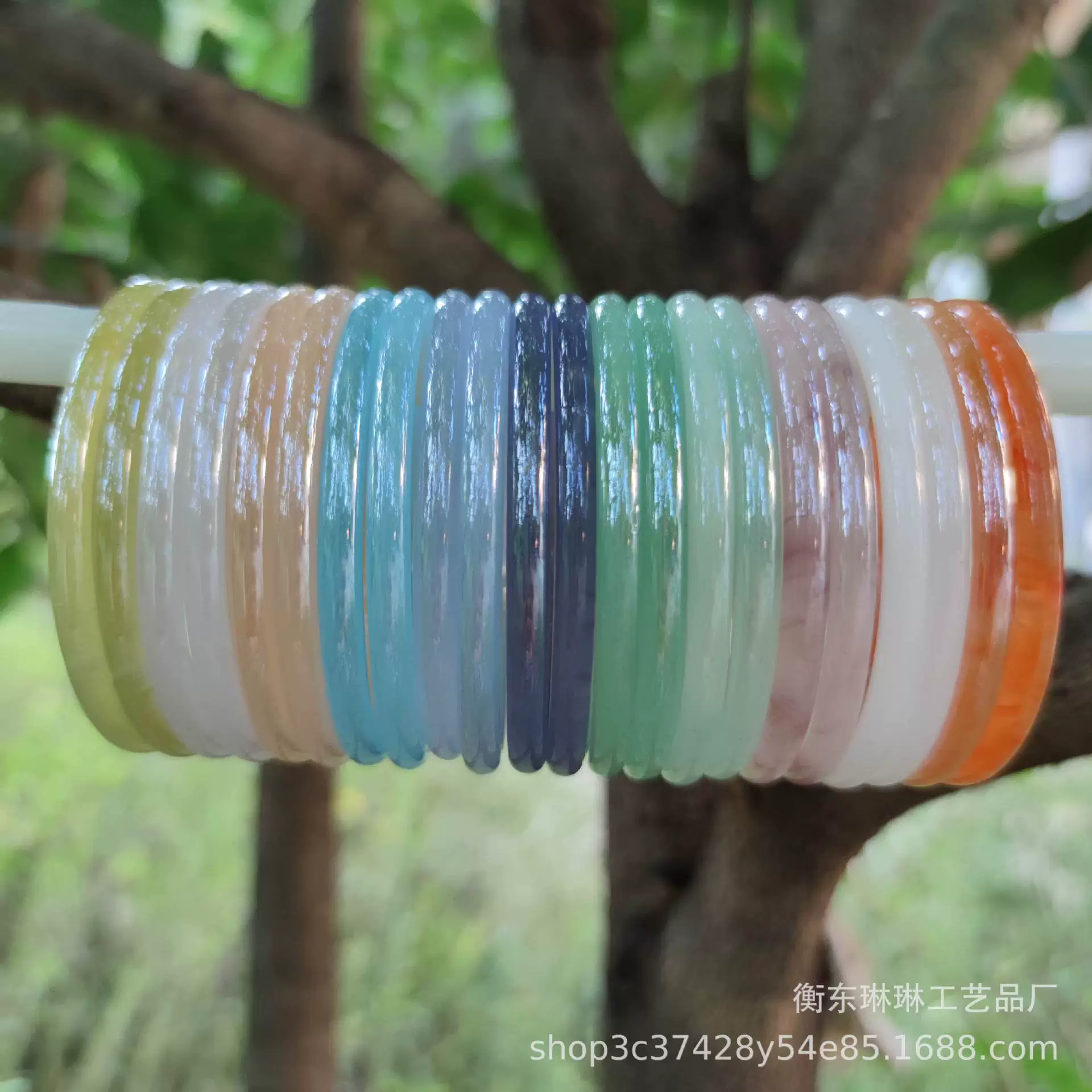 Внутренний диаметр 62 Джингл браслет стеклянный браслет имитация нефрита тонкий браслет без ступенчатого кольца китайские аксессуары для одежды браслет оптом