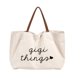 アマゾン速売通クロスボーダー热い贩売gigi things皮手提げキャンバス手提げ袋独身パーティー