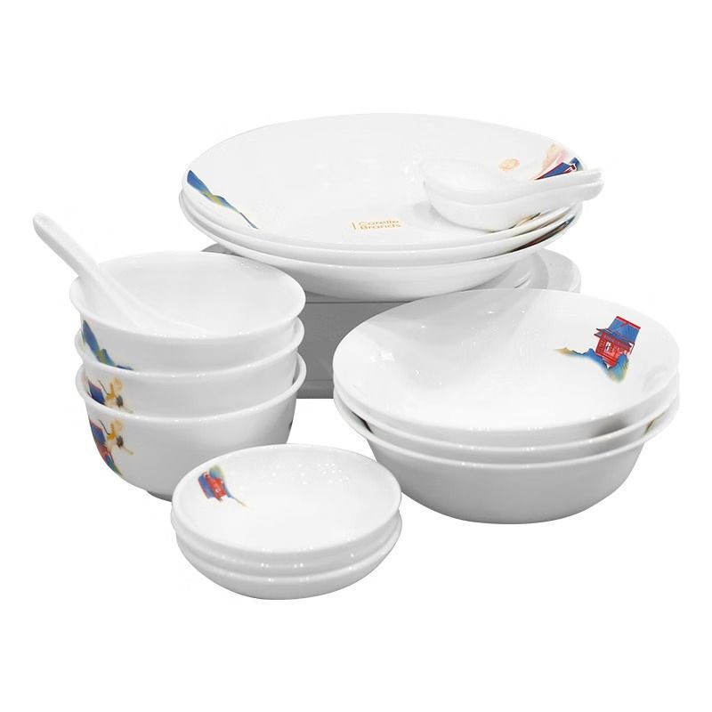 Corelle Brands Corning Ice Exquisite Sheng Shiming and Series Tableware 15-piece Set,