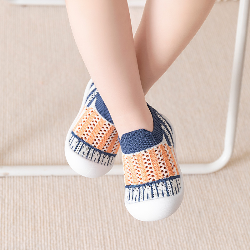 Primavera y verano zapatos de malla para niños de color sólido zapatos de suela suave zapatos para niños pequeños zapatos para niños ligeros lindos transpirables