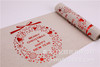 Polyester cotton bleeding Christmas series, hot gold table cloth table flag fabric