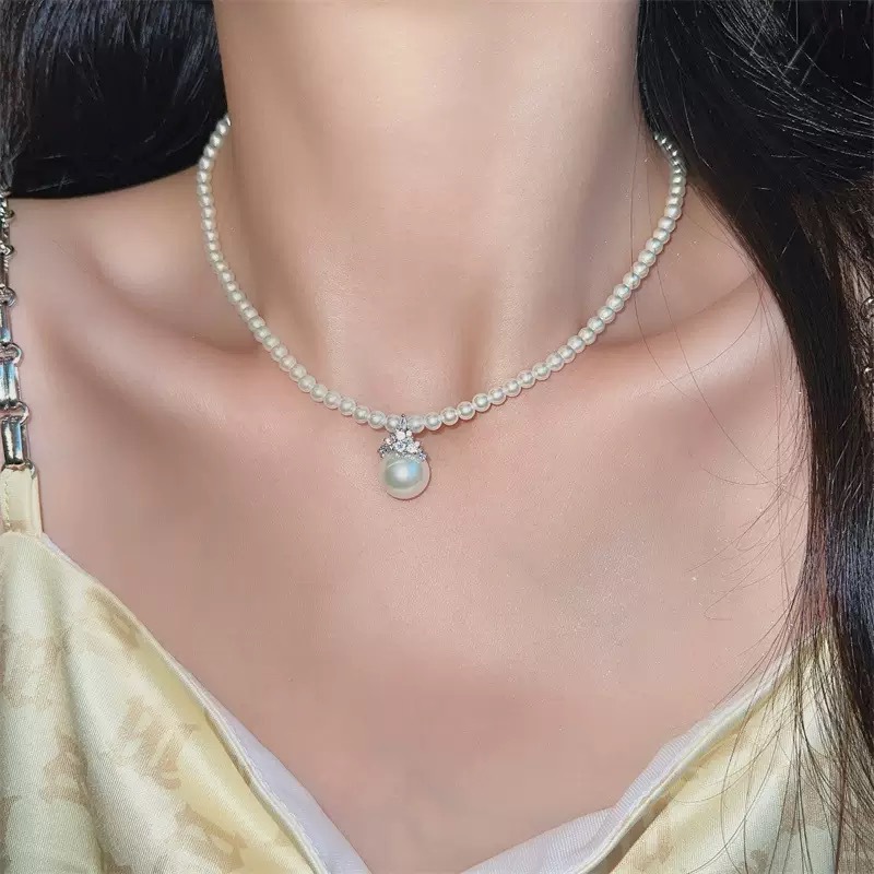 P 289m 컬러 진주 목걸이