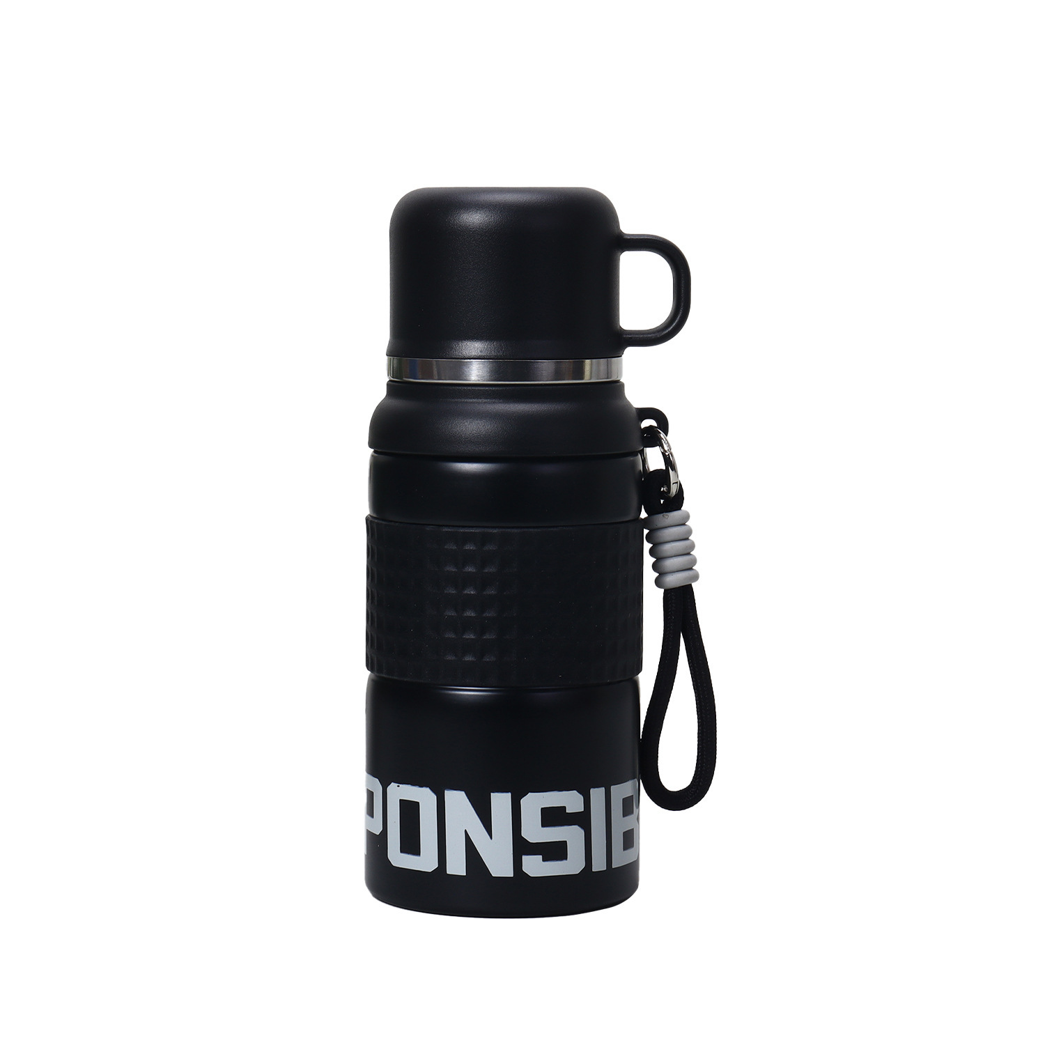 Nuevo termo de acero inoxidable de tres bebidas 316, taza de té simple, hervidor deportivo portátil, taza de paja de gran capacidad