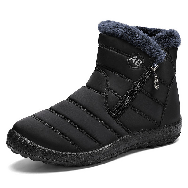 Zapatos de algodón de mujer, botas de algodón de poliuretano, nuevas botas de algodón, calentamiento, botas de nieve, botas de algodón cómodas