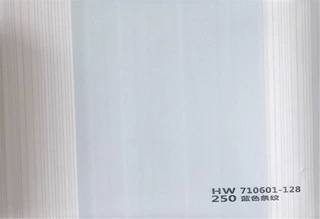 2023新款PVC吸塑膜 工厂直销 HW 710601-128蓝色条纹吸塑膜