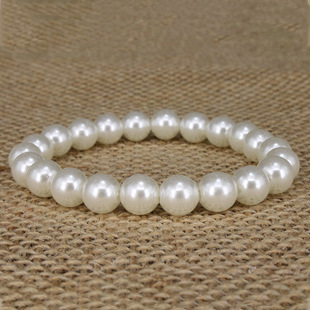 Pearl Bracelet abs High Artificial Beaded Bracelet Spot Jewelry Bracelet Gift Gift Stall Supply
