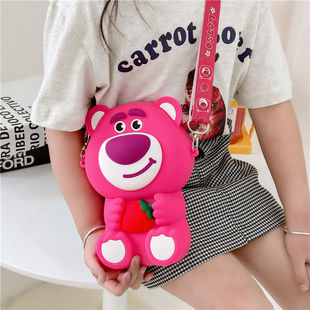 Strawberry Bear Keychain Doll Pendant Little Rabbit Keychain Pendant Archaeological Blind Box Doll Machine Accessories Direct Sales Batch