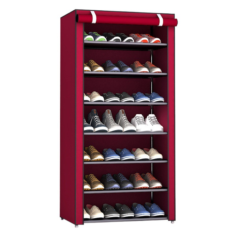 Ya Ruifan combinación multicapa Zapatero almacenamiento a prueba de polvo zapato gabinete escuela Zapatero dormitorio estante de almacenamiento simple organizador de rack