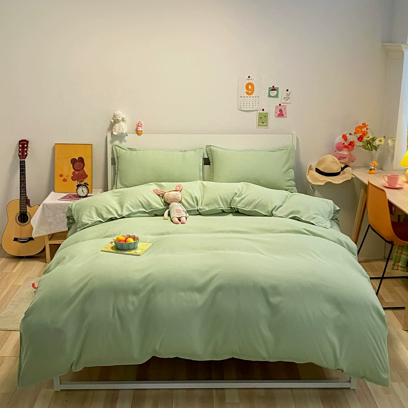 Комплект постельного белья Aloe Vera Cotton, 4 предмета, однотонный/двухцветный, размеры 150×200–200×230