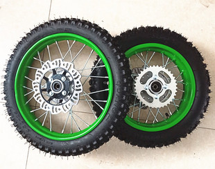 Small high race Apollo off-road motorcycle accessories 90/100-14 70/100-17 inner and outer tire wheel hub