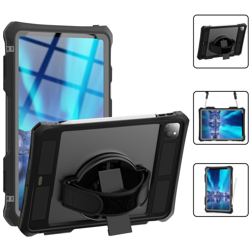 Red Pepper iPad Pro 11-Inch 2024 Model Waterproof Case, Fully Sealed, Anti-Drop, Anti-Scratch Tablet Protective Cover