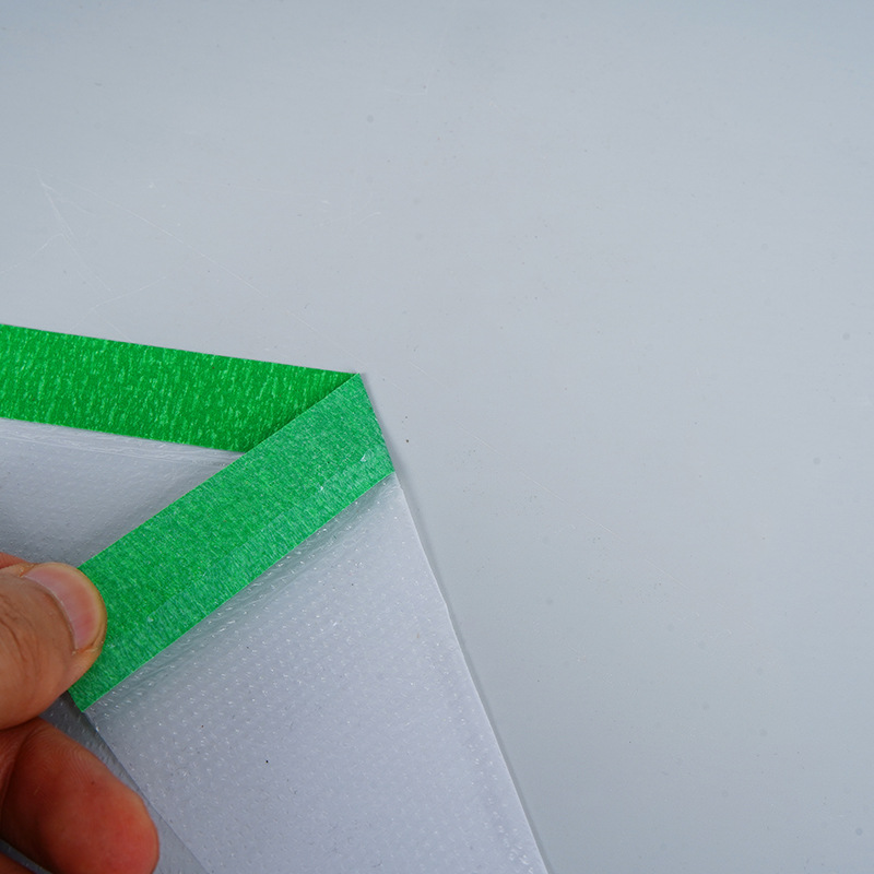 Exterior Wall Protective Film Real Stone Paint Special Green Masking Paper Masking Film High Adhesive Spray Paint Protective Film Wholesale Free Shipping