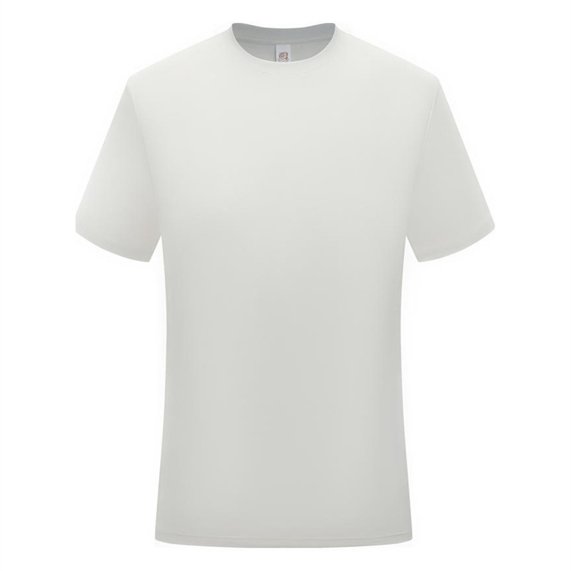 80 Xinjiang algodón largo de cuello redondo de manga corta verano de alta gama ejecutivo ropa de trabajo de hombre camiseta personalizada logotipo impreso