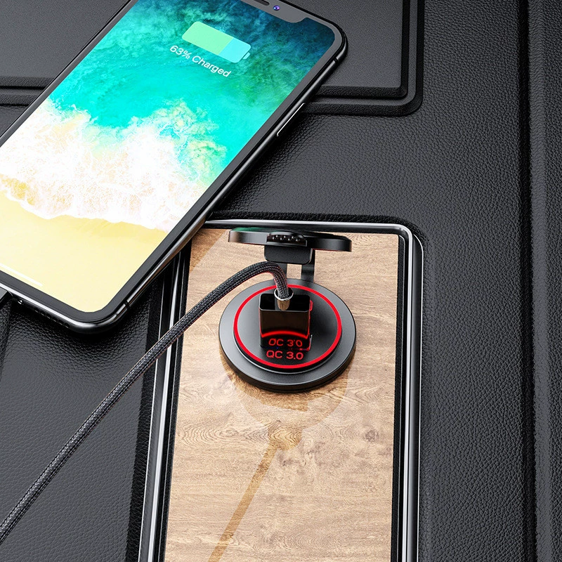 12-24В мотоцикл GM модификация мотора, умный QC3.0 USB порт+PD быстрая зарядка автомобильного зарядного устройства