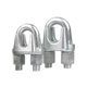 Factory in stock heavy duty wire rope chuck steel buckle wire rope chuck U-shaped cat claw lock rigging rope clamp