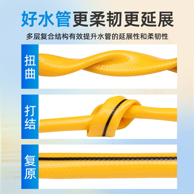 manguera de agua 4 minutos 6 minutos 1 pulgadas tubería de agua doméstica tubería de plástico de PVC anticongelante de alta presión manguera de agua a prueba de explosiones