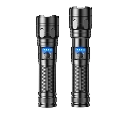 UV fənərlər, telescopic flashlight power display