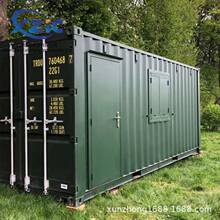 生产集装箱美标3小时UL钢质防火门双开防水密闭门风雨密门