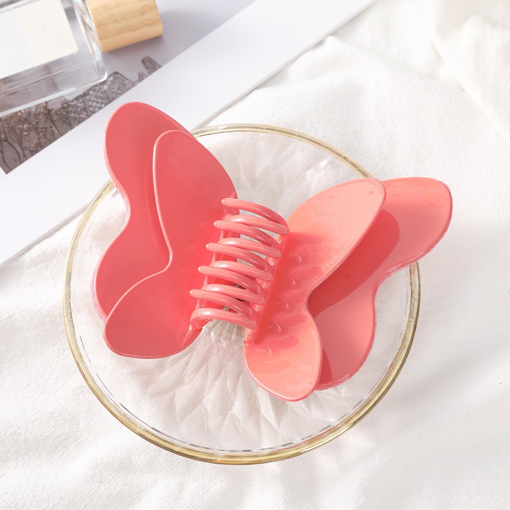 Women's Lady Butterfly Plastic Resin Hair Claws display picture 11