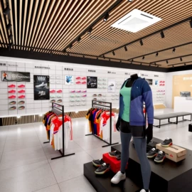 服装陈列架;商超货架